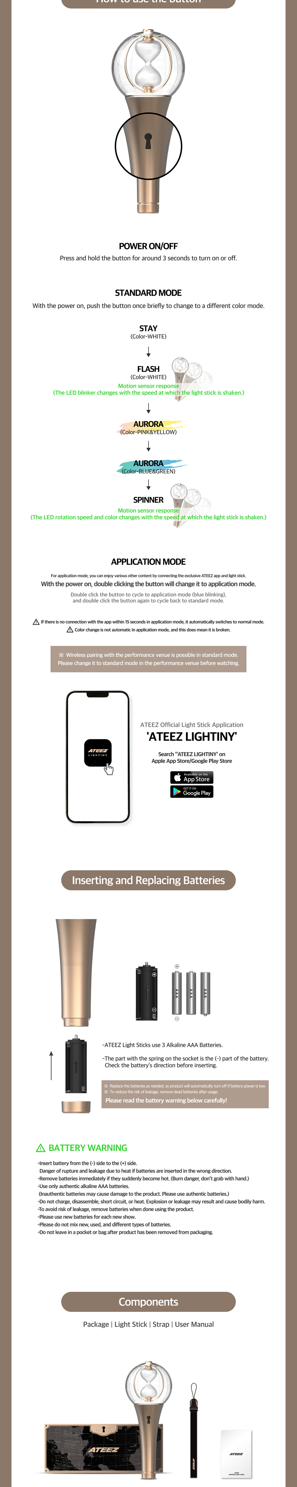 ATEEZ LIGHTSTICK VER 2 - INFO 2
